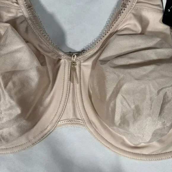 NEW $58 Wacoal [‎ 44DD ] Basic Beauty Seamless Underwire Bra Naturally Nude 6345